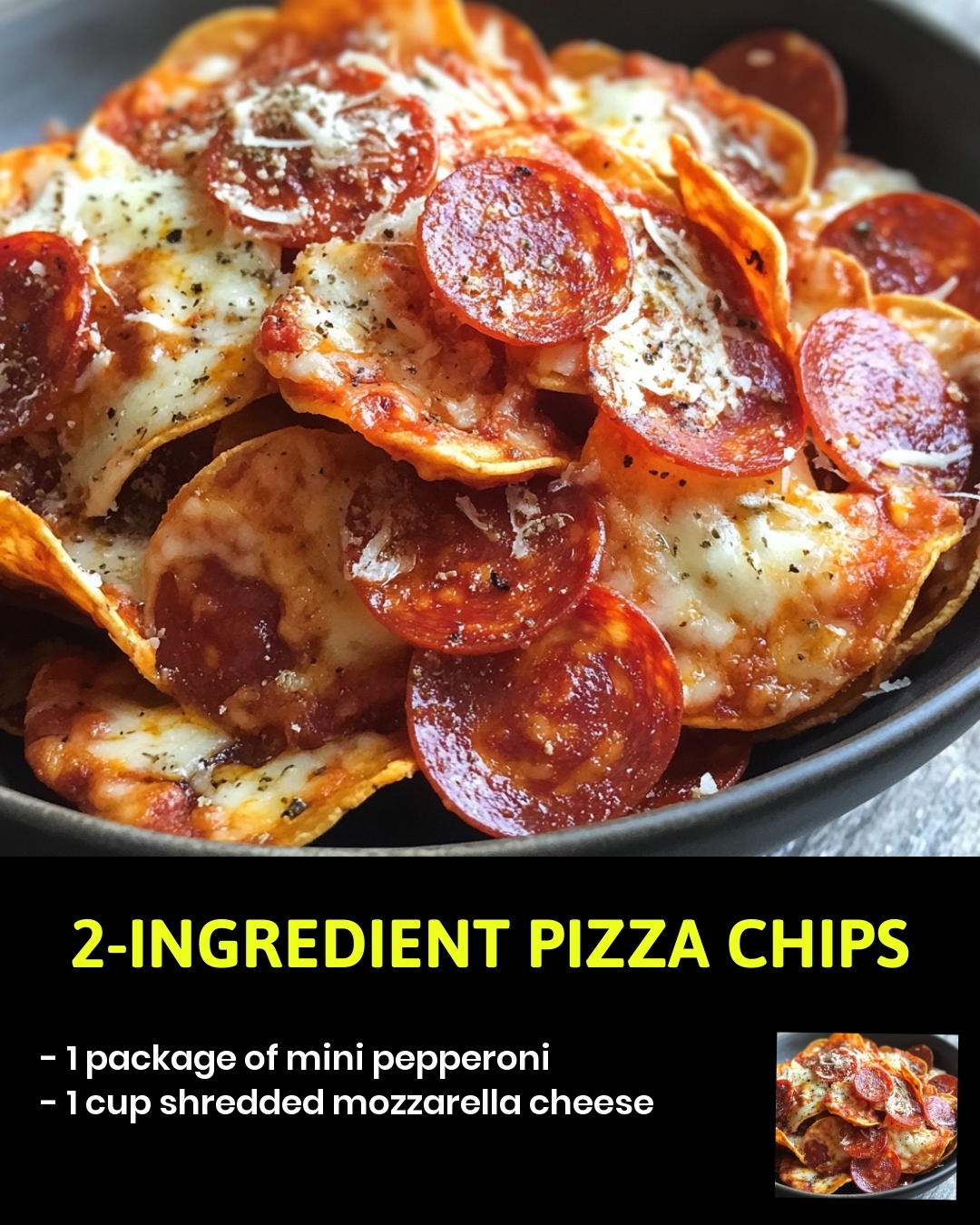 2-Ingredient Pizza Chips