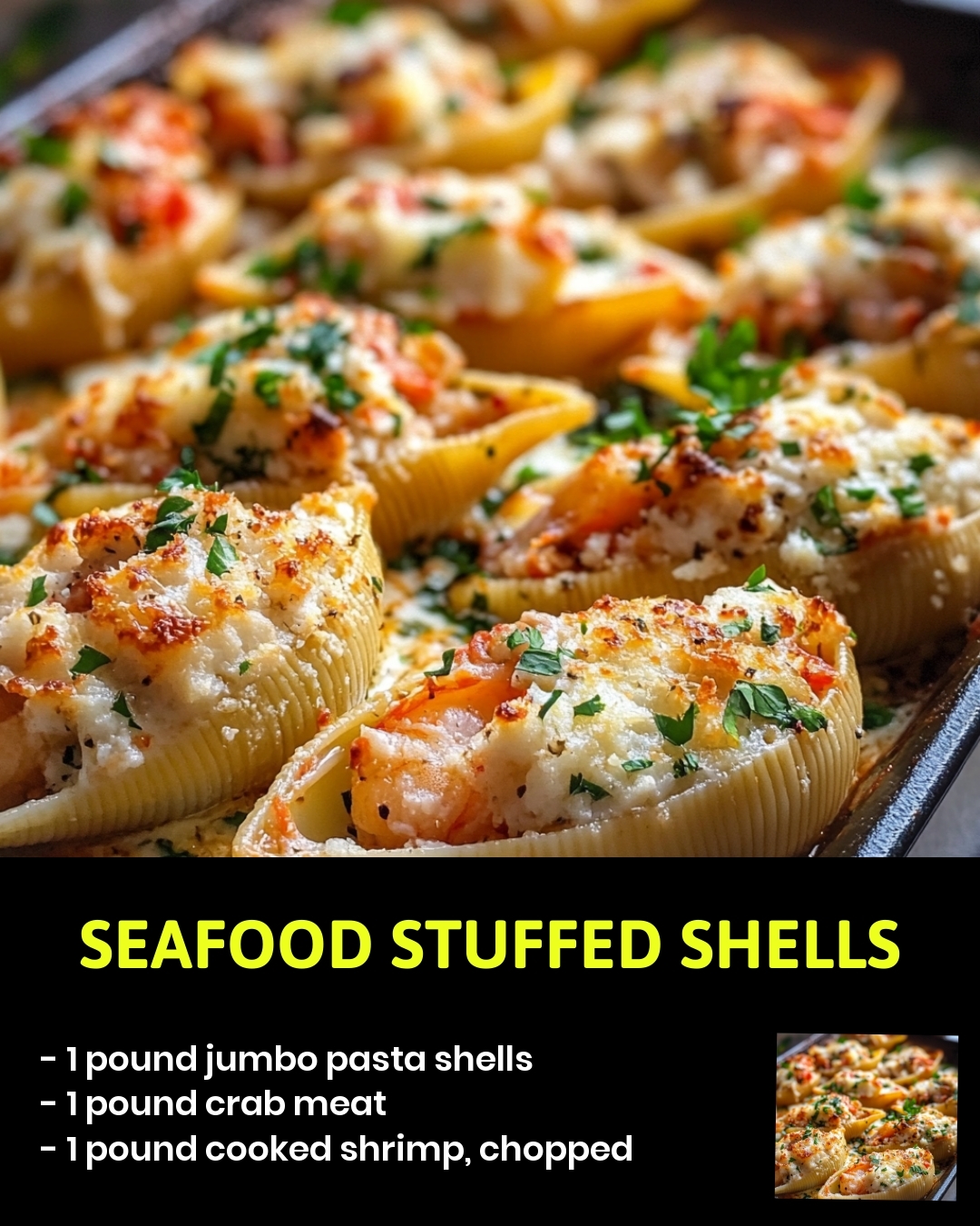 Seafood Stuffed Shells