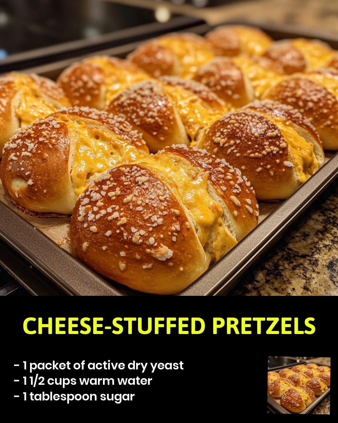 Cheese-Stuffed Pretzels