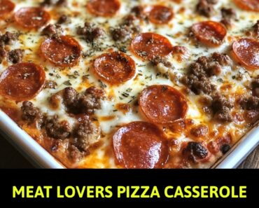 Meat Lovers Pizza Casserole