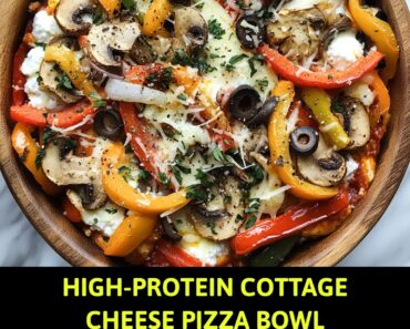 High-Protein Cottage Cheese Pizza Bowl