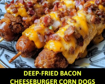 Deep-Fried Bacon Cheeseburger Corn Dogs