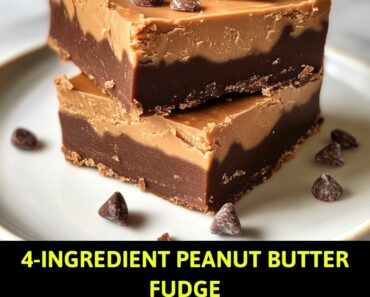 4-Ingredient Peanut Butter Fudge