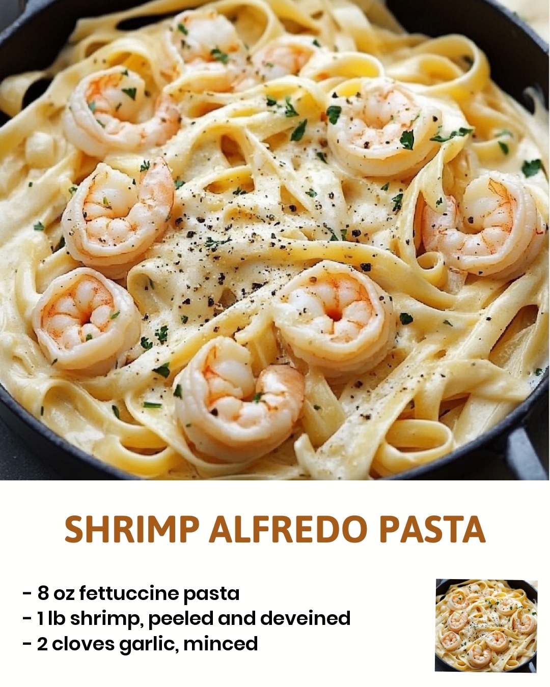 Shrimp Alfredo Pasta