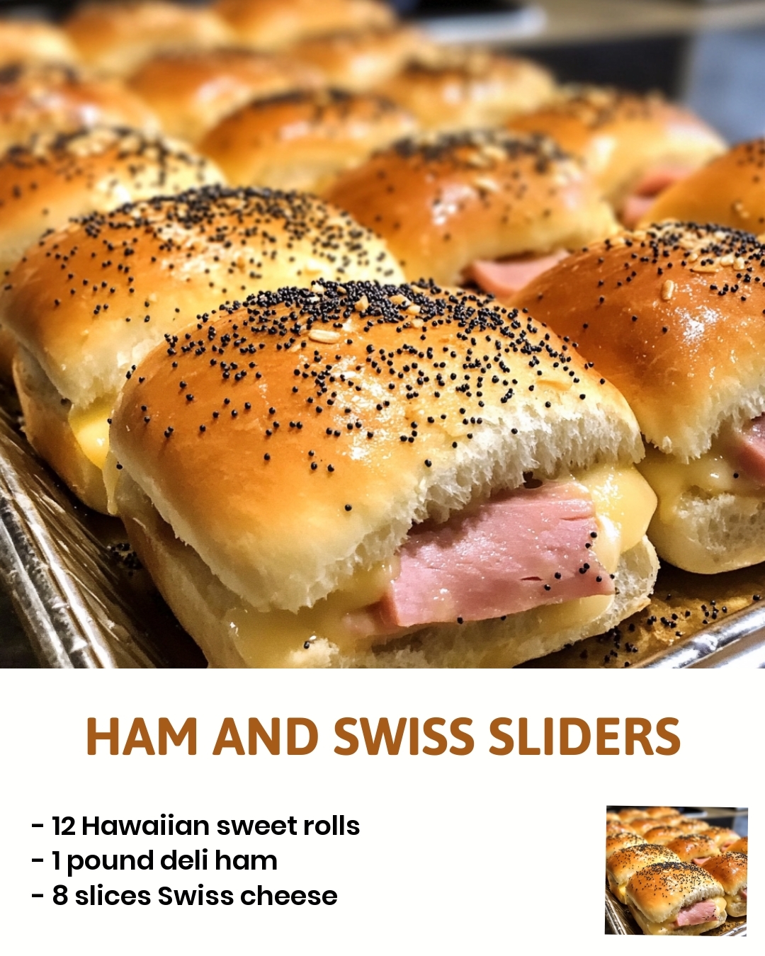 Ham and Swiss Sliders