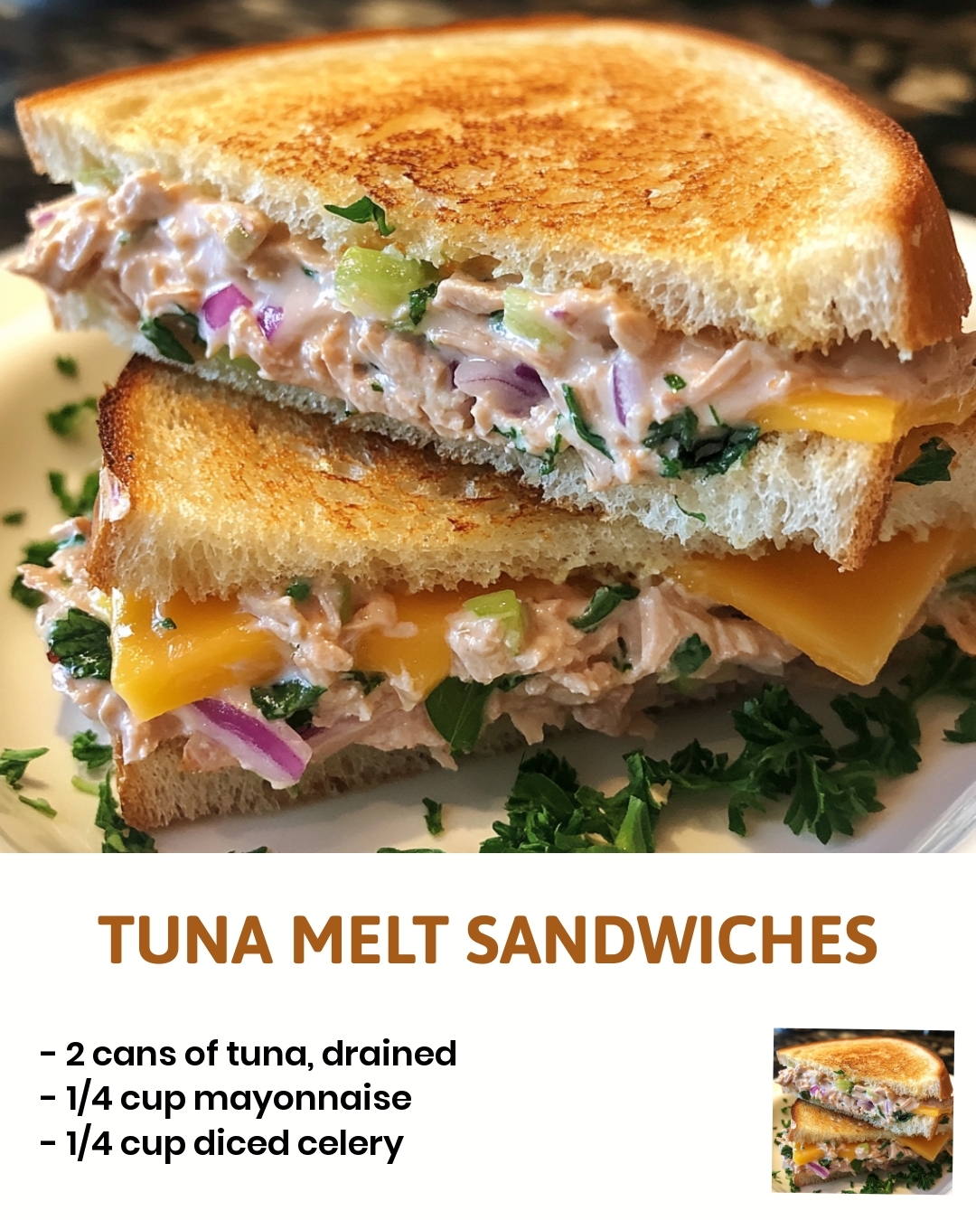 Tuna Melt Sandwiches