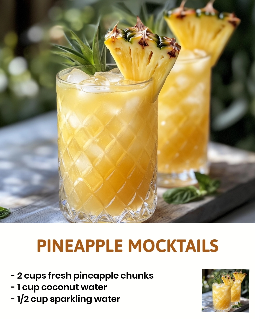 Pineapple Mocktails