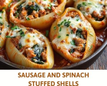 Sausage and Spinach Stuffed Shells