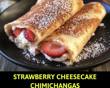 Strawberry Cheesecake Chimichangas