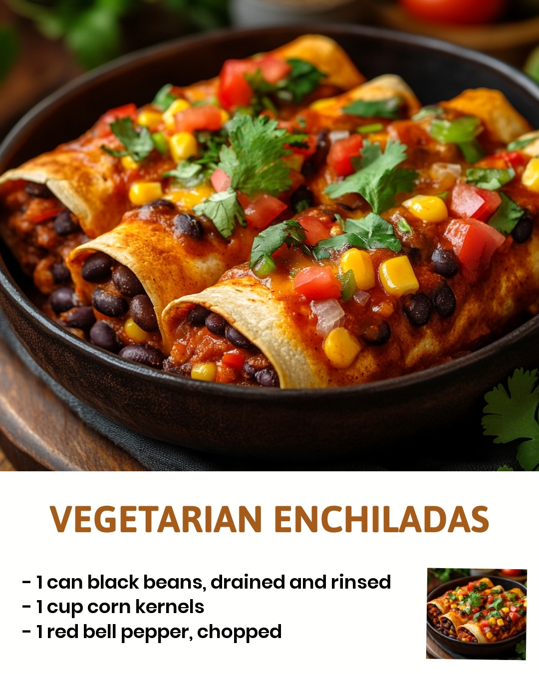 Vegetarian Enchiladas