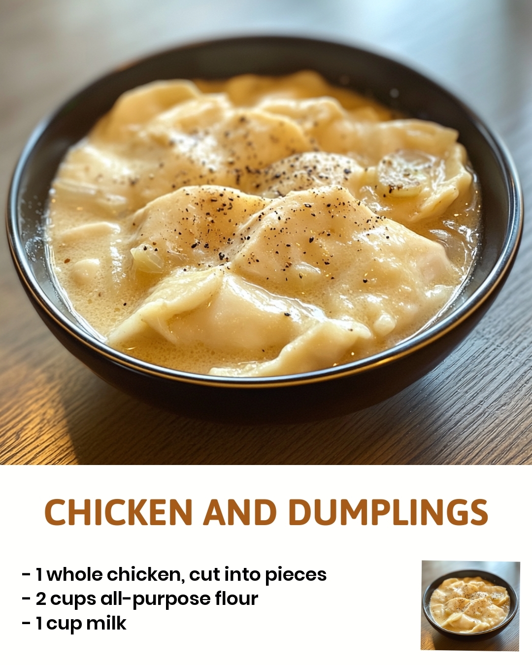 Chicken and Dumplings