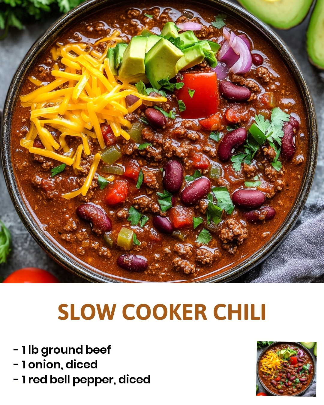 Slow Cooker Chili
