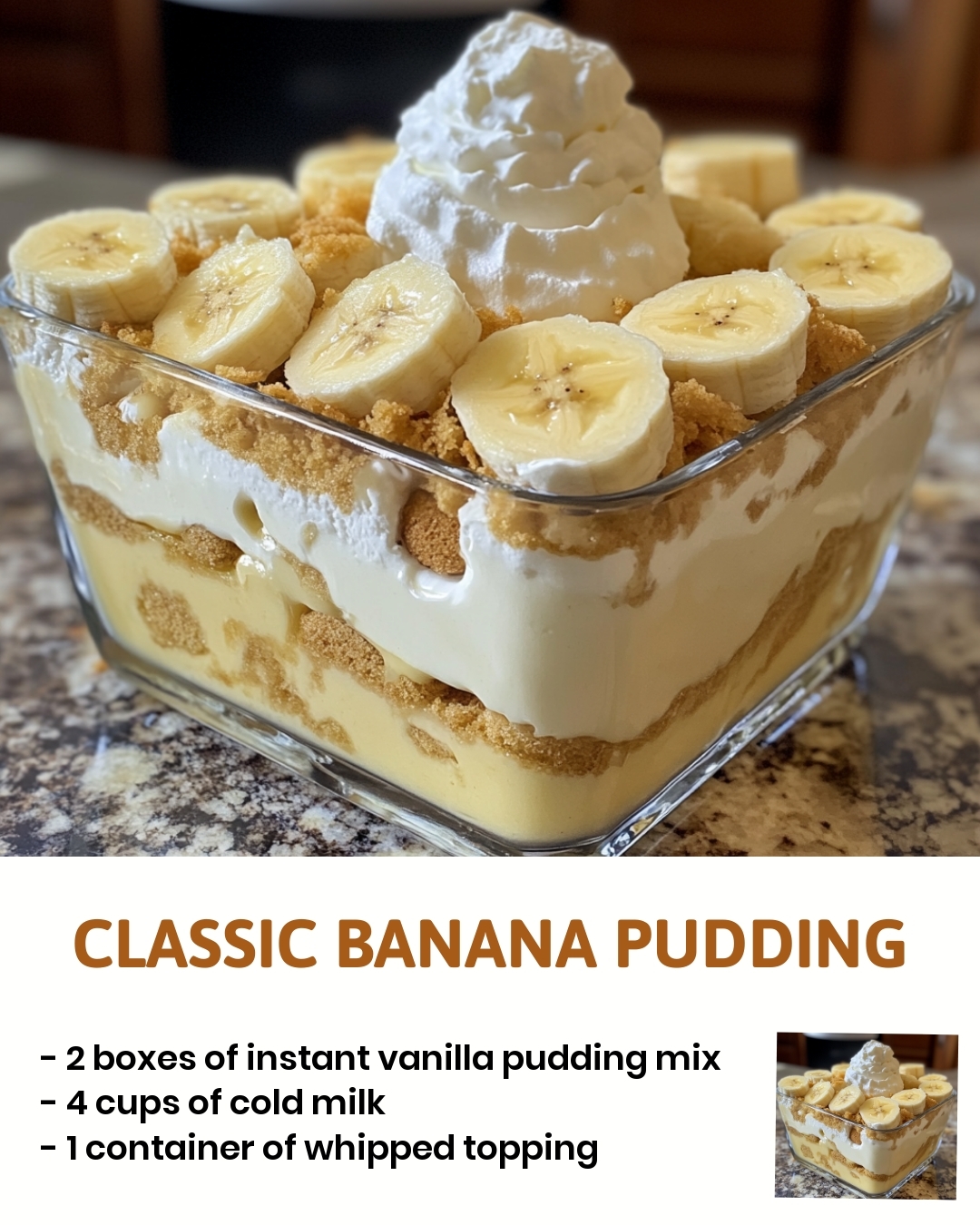 Classic Banana Pudding