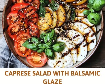 Caprese Salad with Balsamic Glaze