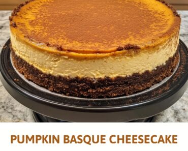 Pumpkin Basque Cheesecake