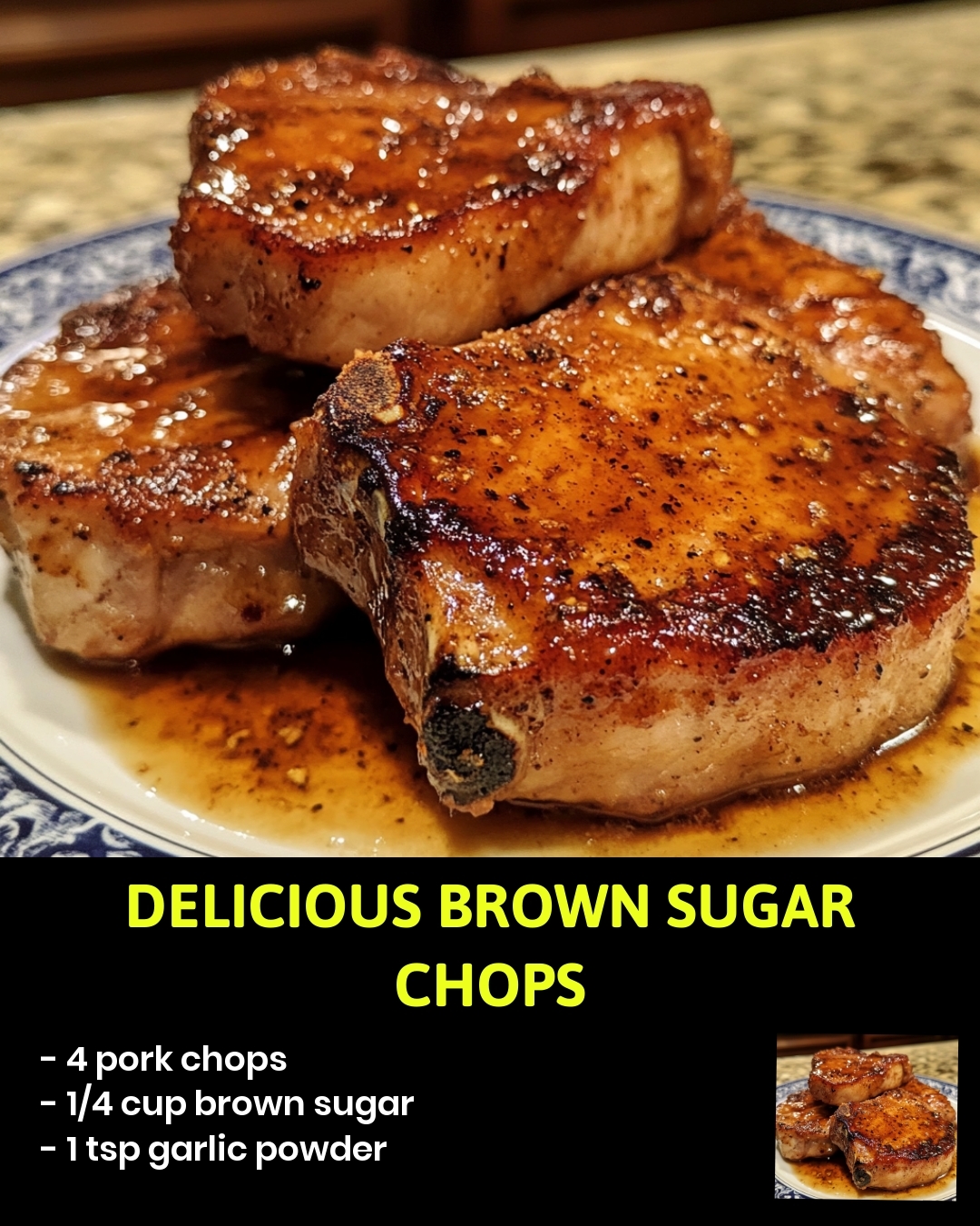 Delicious Brown Sugar Chops