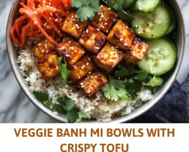 Veggie Banh Mi Bowls with Crispy Tofu