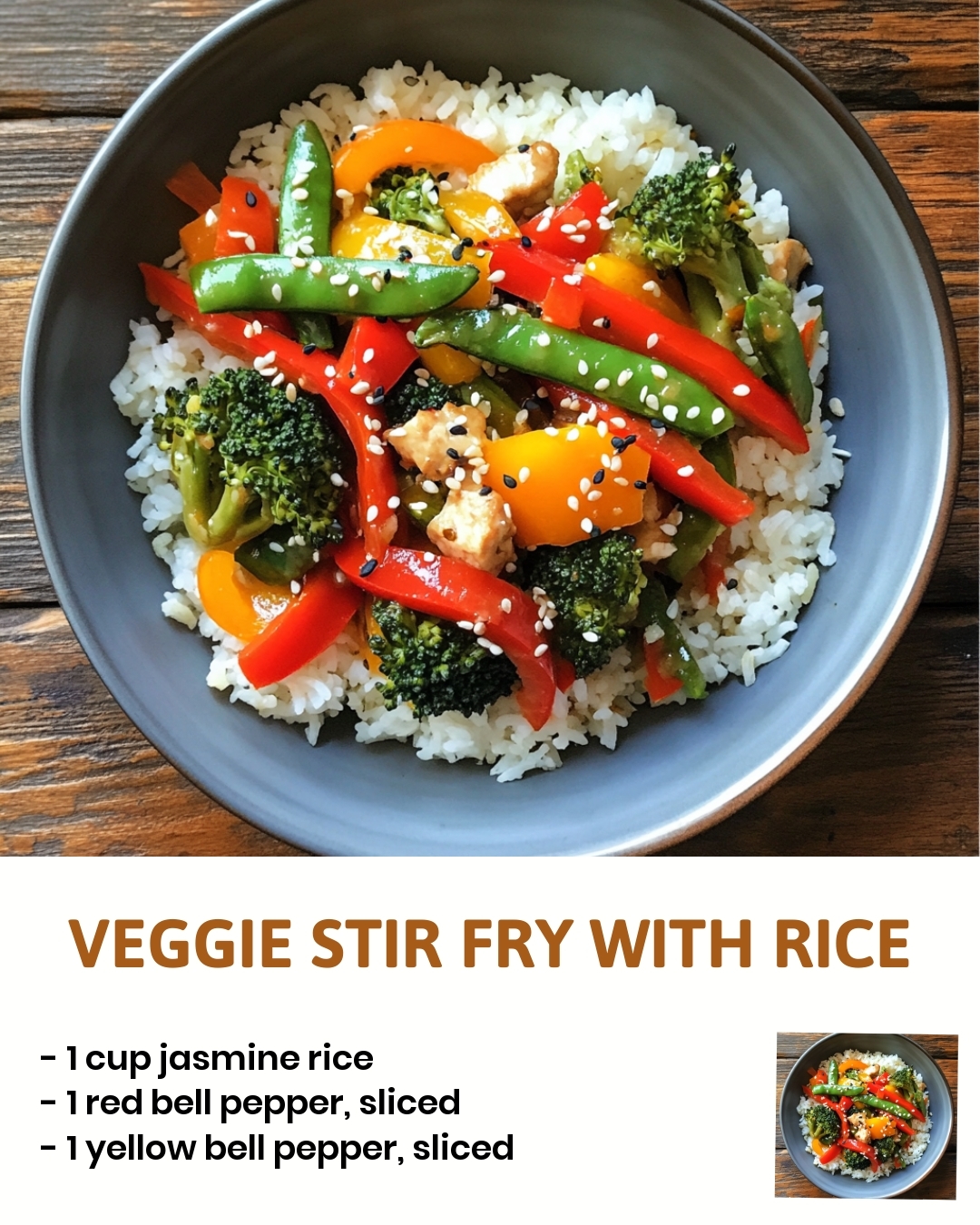 Veggie Stir Fry with Rice