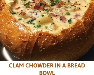 Clam Chowder in a Bread Bowl
