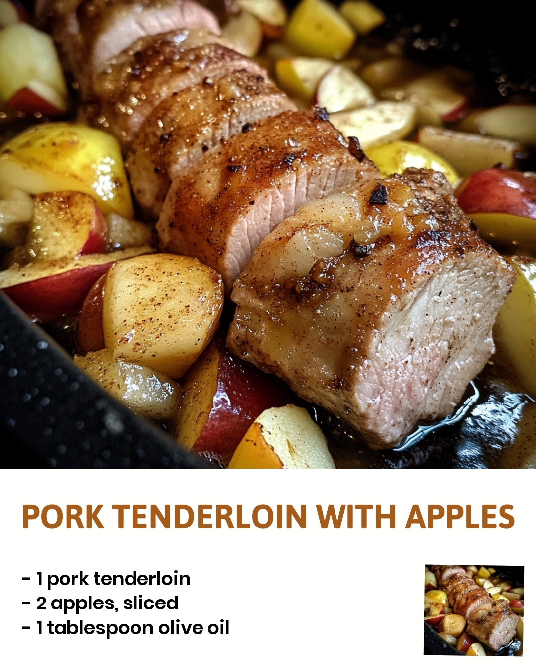 Pork Tenderloin with Apples