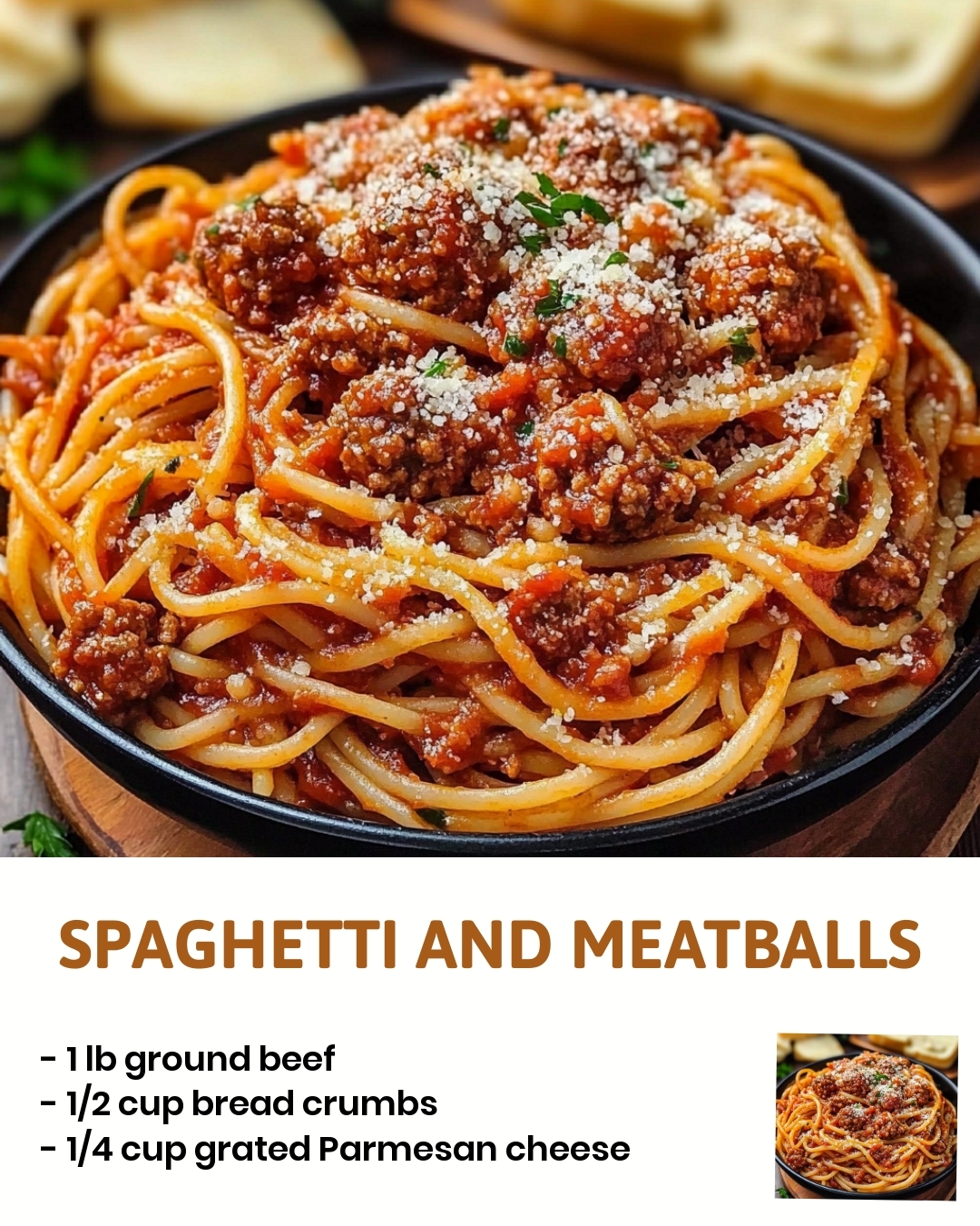 Spaghetti and Meatballs