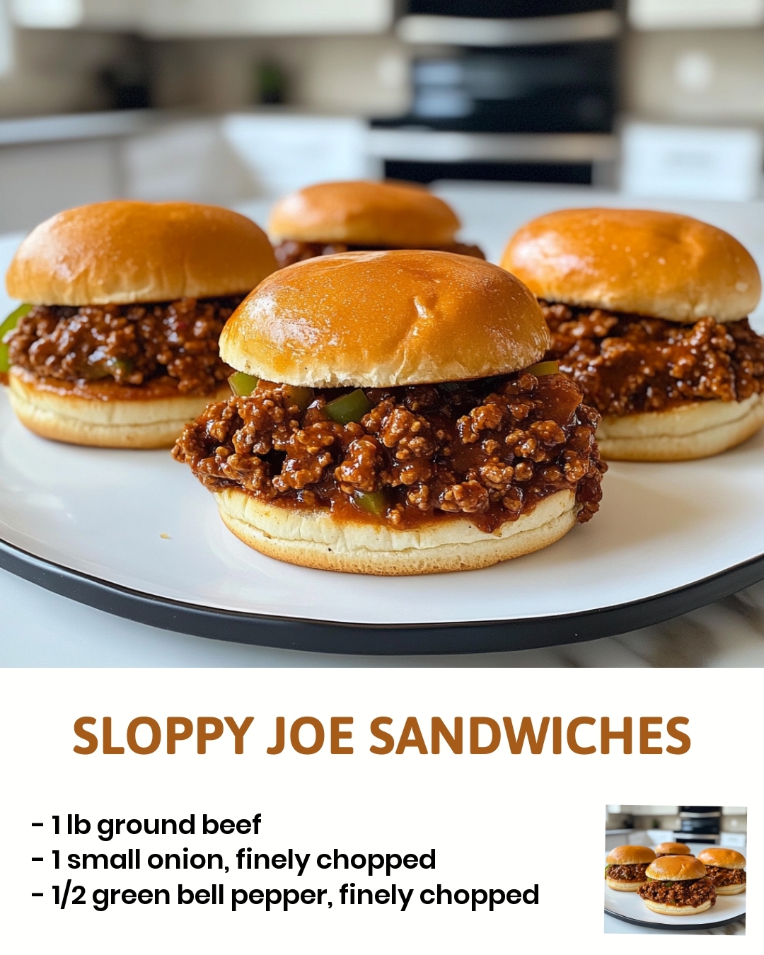 Sloppy Joe Sandwiches