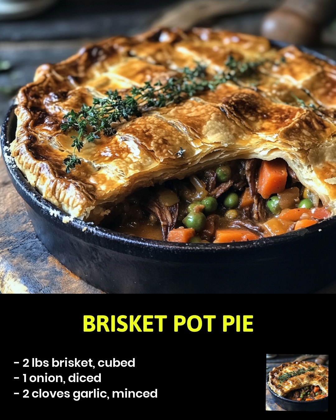 Brisket Pot Pie